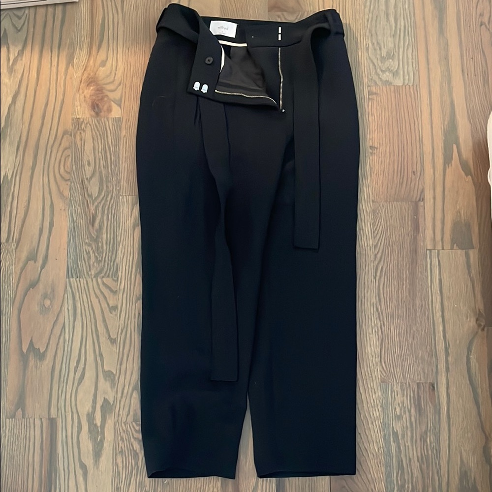 Wilfred Black Tapered Trousers Sleek Design